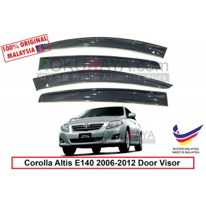 Toyota Corolla Altis E140 (10th) 2006-2012 AG Door Visor Air Press Wind Deflector (Big 12cm Width)